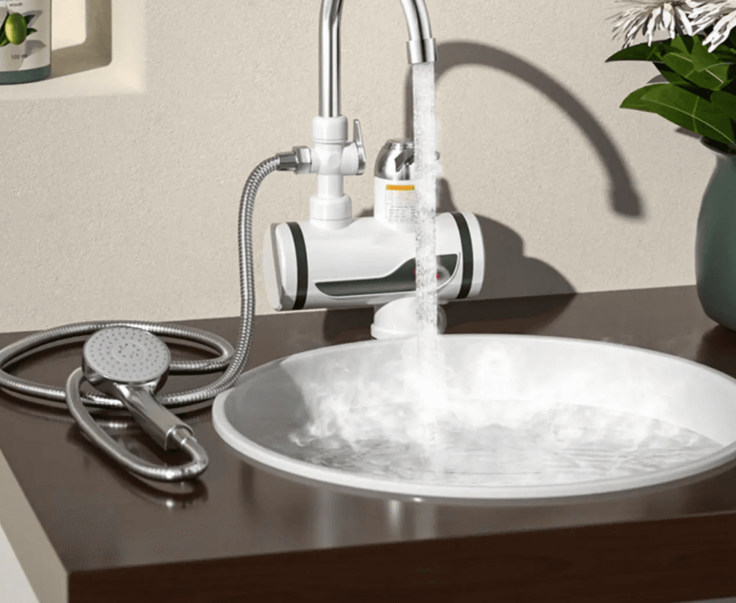 Кран-водонагрівач із душем нижнє під’єднання Instant electric heating water Faucet FT-001 – фото 3