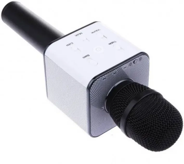 Дитячий бездротовий мікрофон караоке Q7 USB з функцією зміни голосу без чохла – фото 2