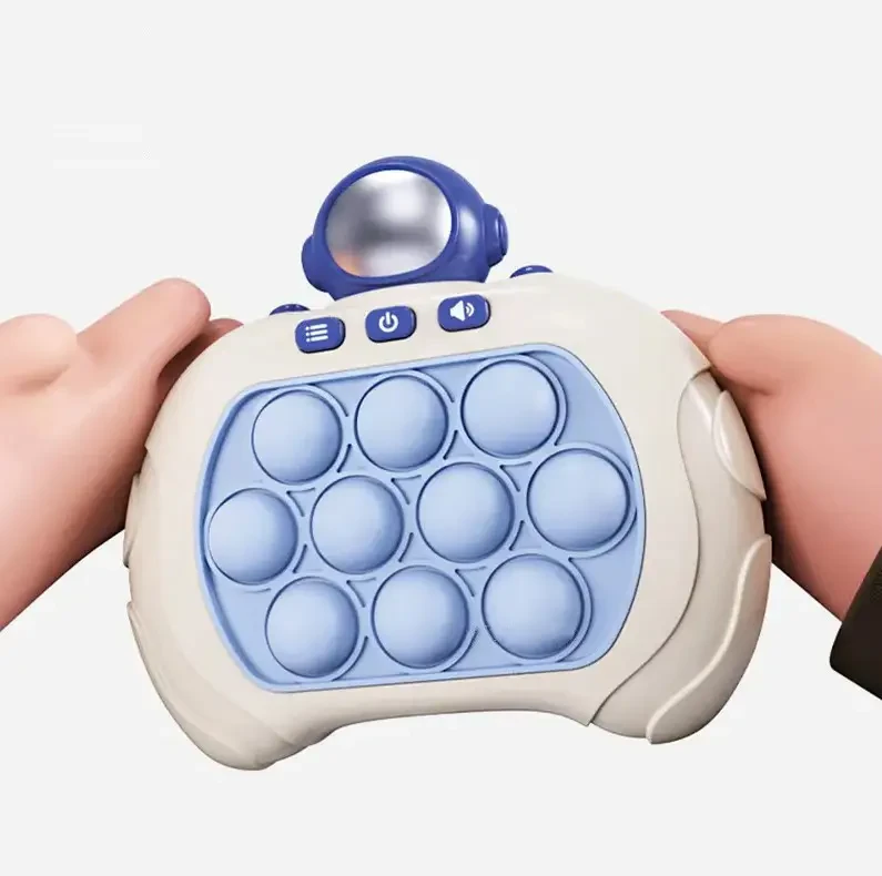 Електронна приставка консоль Quick Push Game приставка гри Pop It Антистрес струм іграшка Astronaut – фото 1