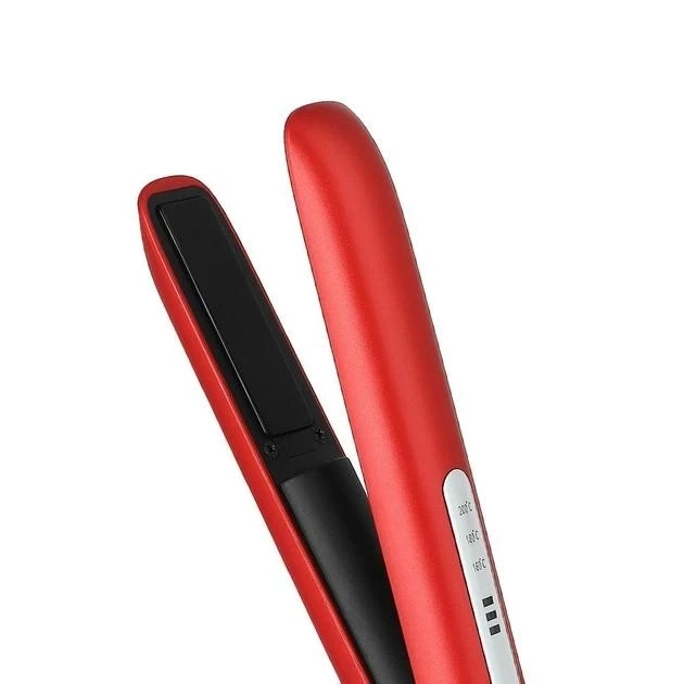 Випрямляч для волосся Hair Straightener VGR V-585 бездротовий, з 3 рівнями нагрівання, Червоний Срібло – фото 5