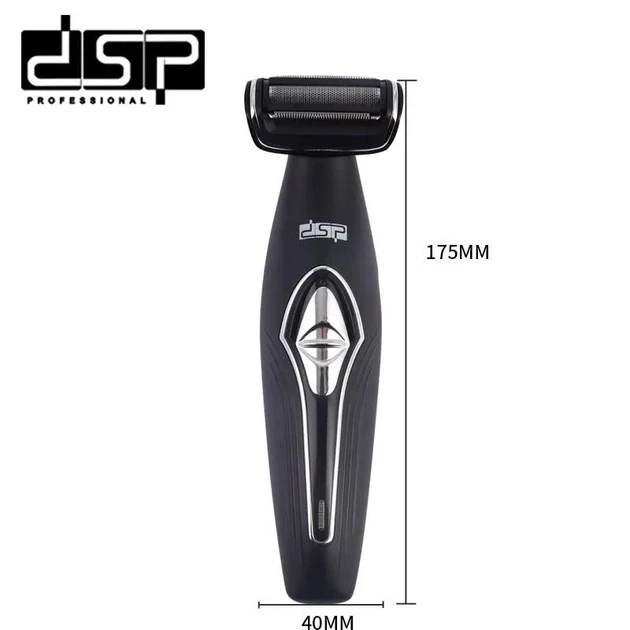 Електробритва для чоловіків DSP 60050 IPX5 роторна для вологого та сухого гоління з 3 знімними насадками та тример – фото 2
