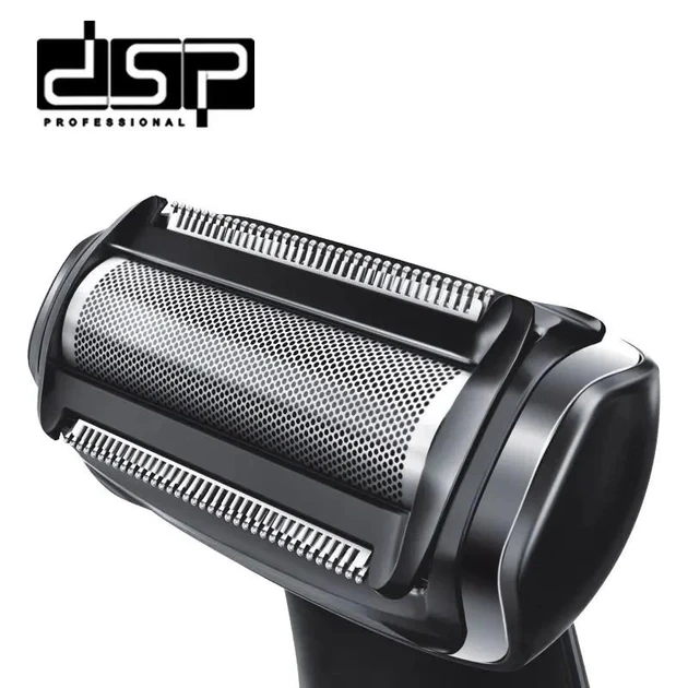 Електробритва для чоловіків DSP 60050 IPX5 роторна для вологого та сухого гоління з 3 знімними насадками та тример – фото 6