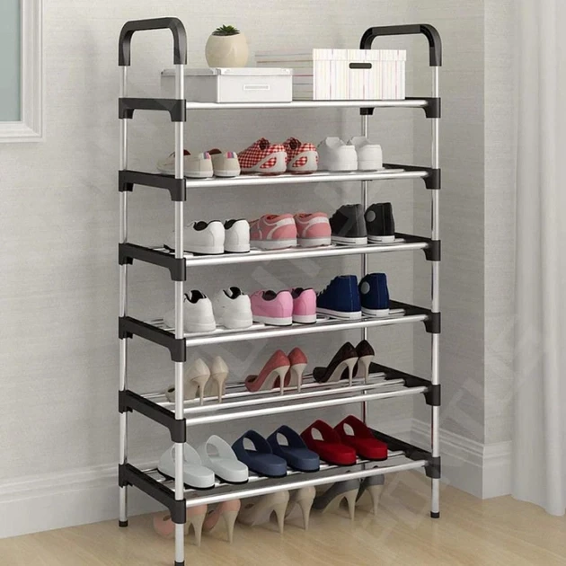 Полиця для взуття 6 секцій New shoe rack 56 х 28 х 113 см – фото 4