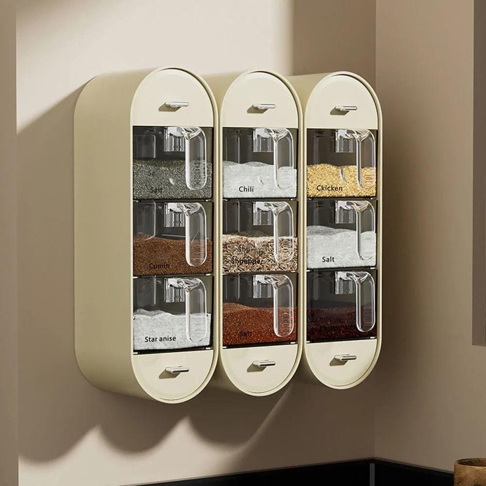 Настінний органайзер для спецій Spice organizer / Підвісний органайзер для круп/ Органайзер для кухні – фото 7