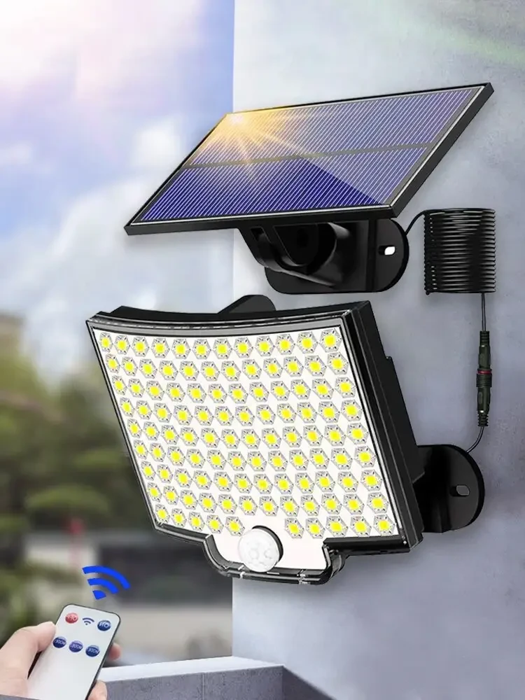 Світильник на сонячній батареї з датчиком руху Solar wall lamp BL-104-SMD – фото 2