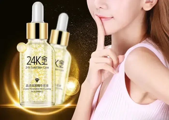 Антивікова сироватка з гіалуроновою кислотою і золотом 24K GoldZen No24К 30 мл – фото 3