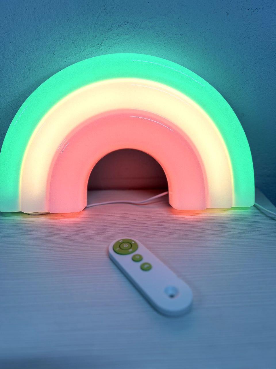 Неоновий світильник на стіну нічник декоративний NEON неонова лампа на стіну Веселка – фото 4
