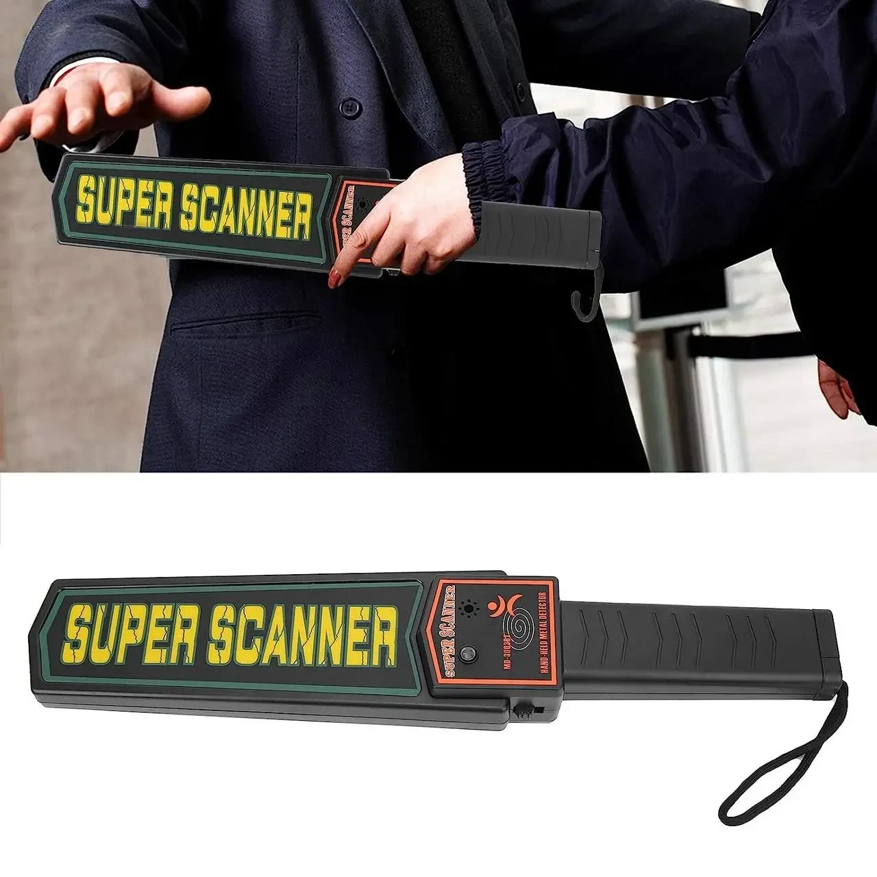 Металошукач Super Scanner MD3003B1 Ручний металодетектор Доглядовий металошукач – фото 8