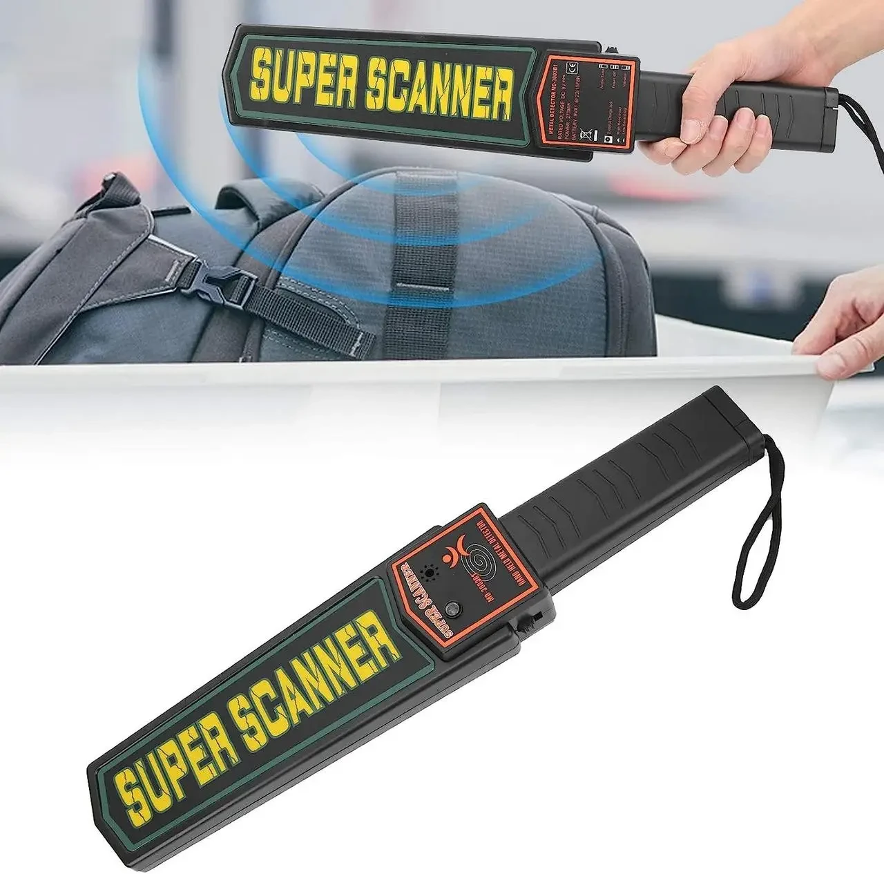 Металошукач Super Scanner MD3003B1 Ручний металодетектор Доглядовий металошукач – фото 9