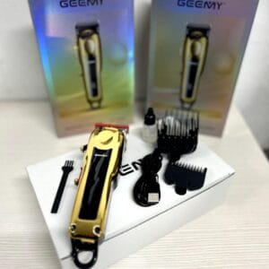 Машинка для стриження волосся Geemy GM-8015 вібраційна з насадками 3-6-10-13 мм