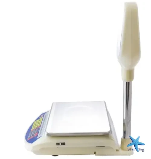 Електронні торговельні ваги Promotec PM 5052 настільні ваги зі стійкою 40 кг – фото 1