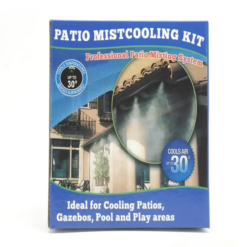 Садовий туманоутворювач для альтанок Patio Mistcooling система розпилювач з 10-метровою системою трубок – фото 5