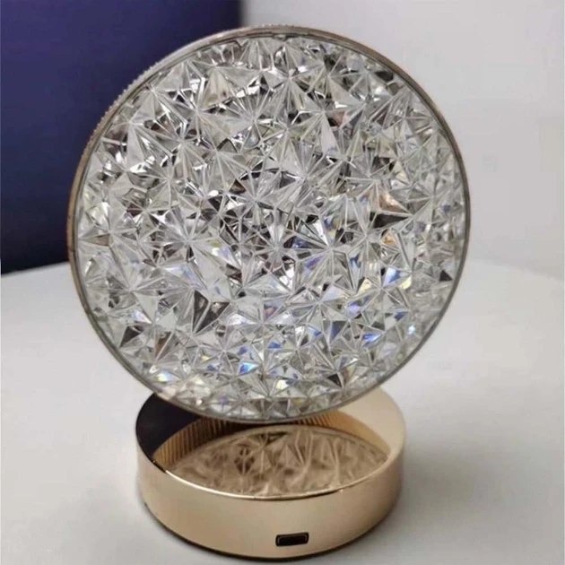 Настільна лампа з кристалами та діамантами Creatice Table Lamp 19 4 Вт – фото 1