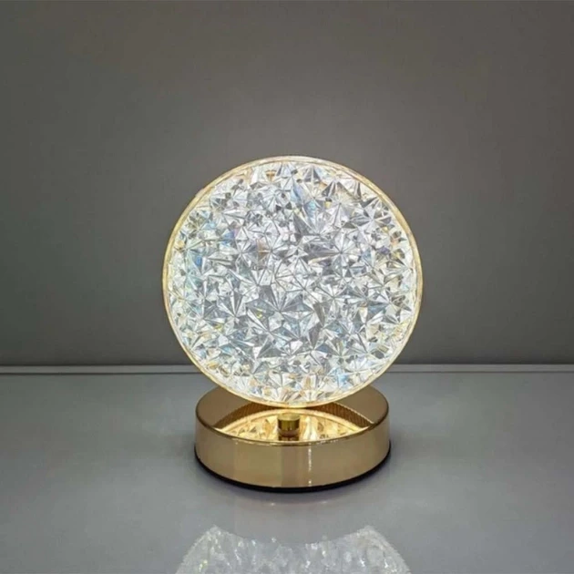 Настільна лампа з кристалами та діамантами Creatice Table Lamp 19 4 Вт – фото 3