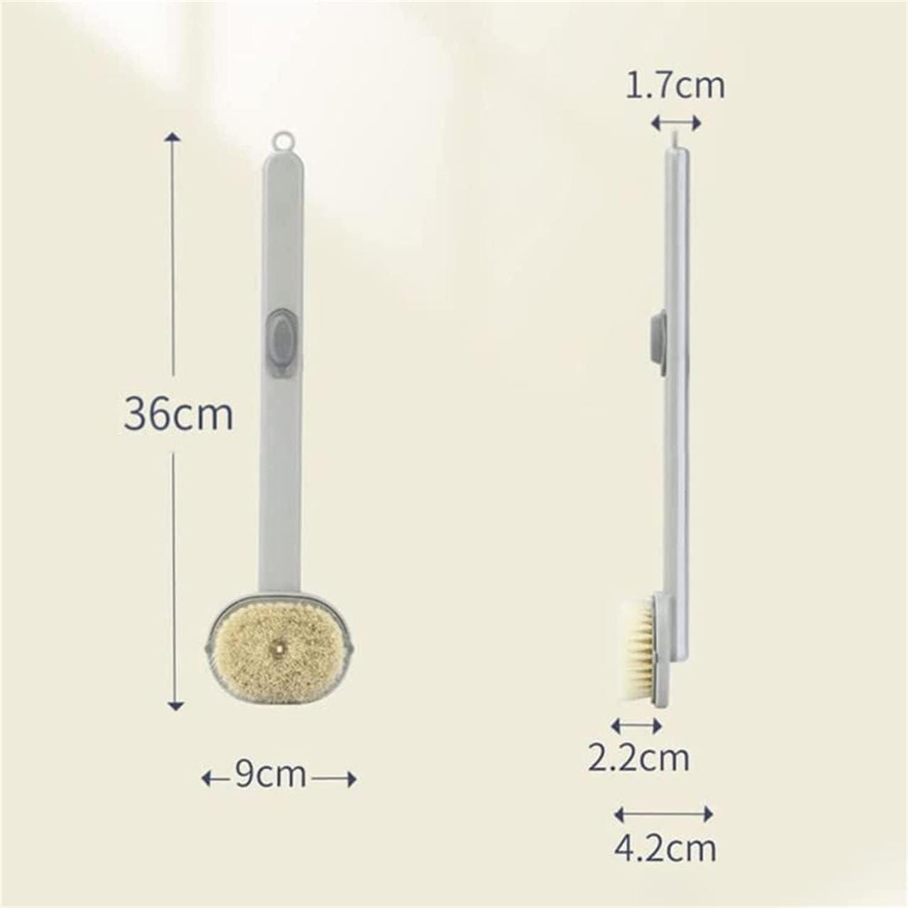 Щітка для душу та для чищення ванни з довгою ручкою Bath brush long handle – фото 2