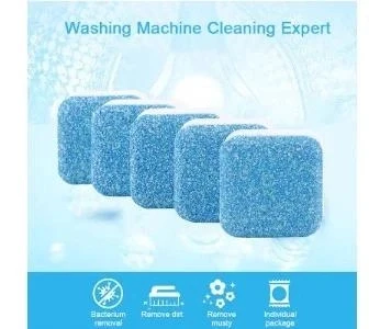 Антибактеріальний засіб очищення пральних машин Washing mashine cleaner No2 у шипучих таблетках – фото 3