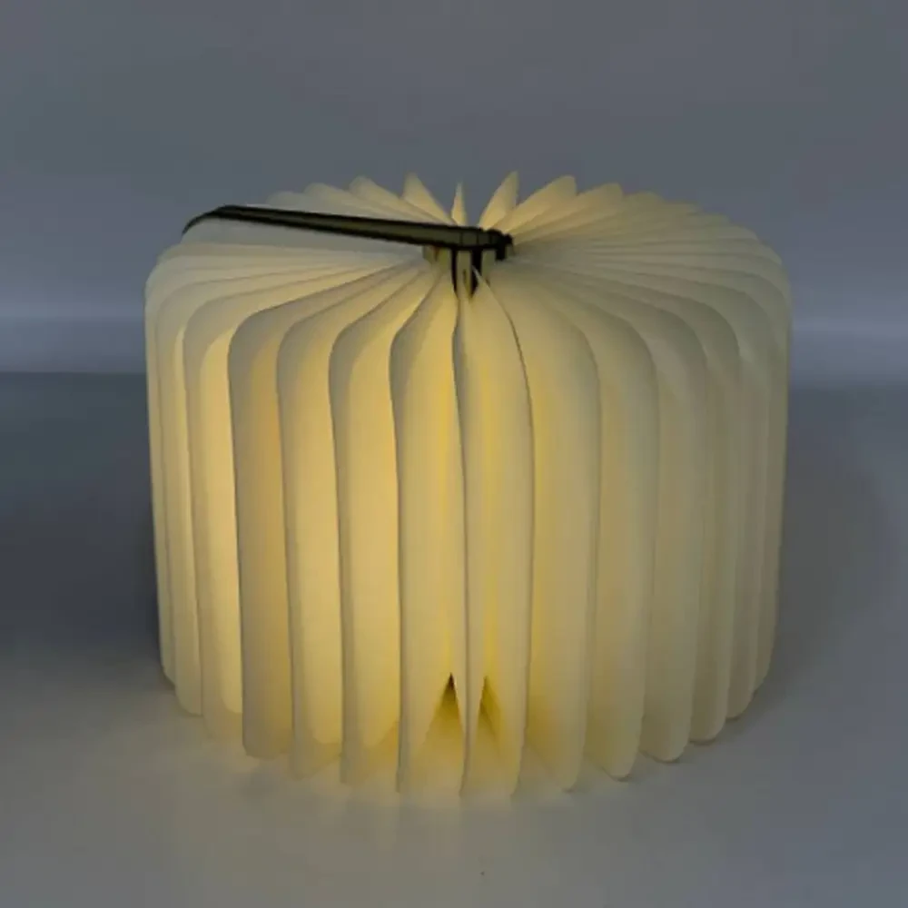 Настільна лампа світильник у формі книги Foldable Book Lamp Нічник для дитячої кімнати 7259 – фото 2