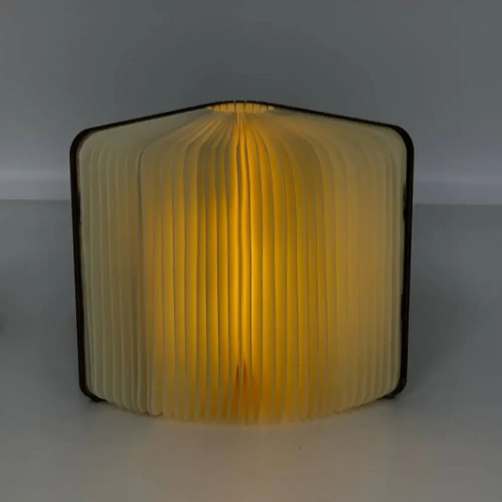 Настільна лампа світильник у формі книги Foldable Book Lamp Нічник для дитячої кімнати 7259 – фото 5