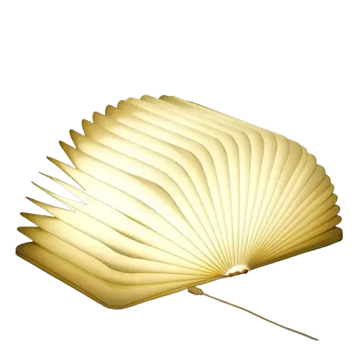 Настільна лампа світильник у формі книги Foldable Book Lamp Нічник для дитячої кімнати 7259 – фото 4