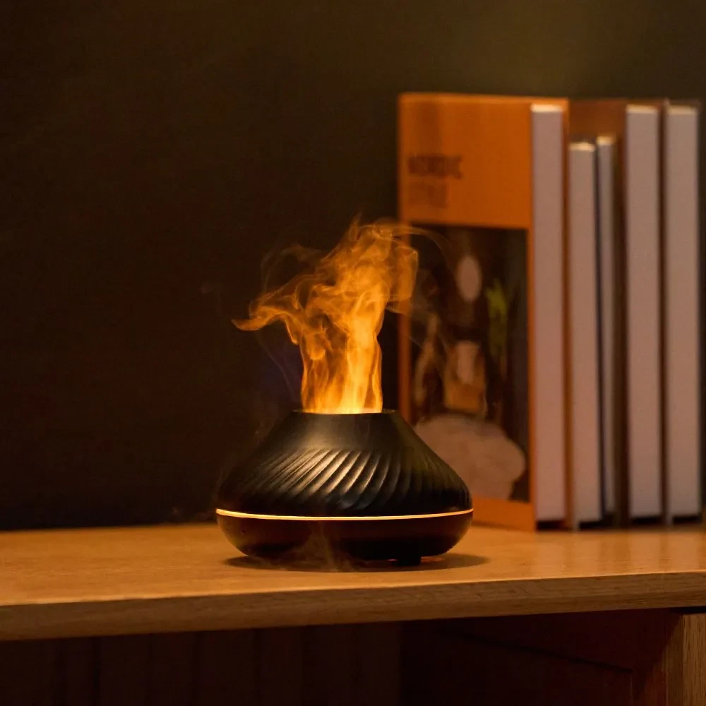 Зволожувач повітря Вулкан міні Valcano humidifier BLACK – фото 7