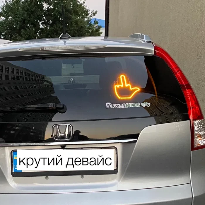 Світлодіодна рука LED-лампа з жестами для авто Hand Light з пультом керування – фото 3