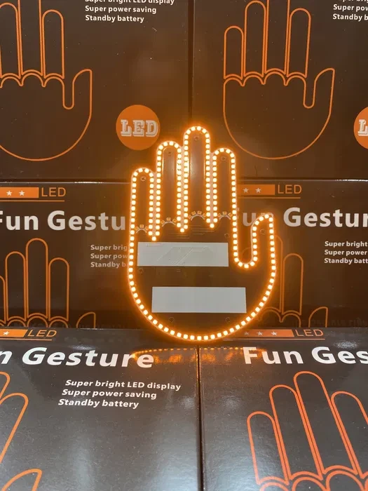 Світлодіодна рука LED-лампа з жестами для авто Hand Light з пультом керування – фото 7