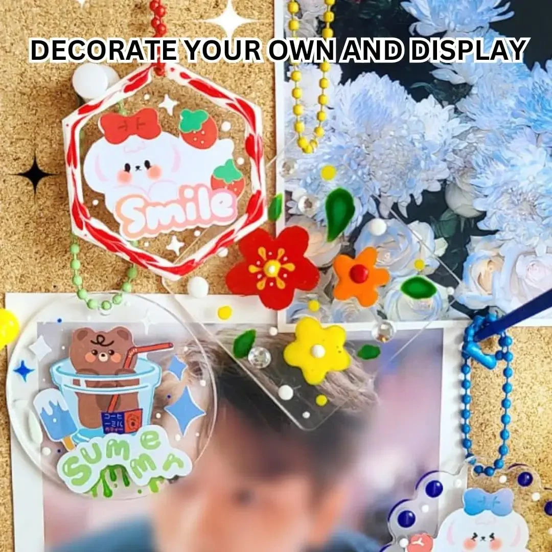 Набір для виготовлення брелоків із блискітками Glitter Paint Art – фото 6