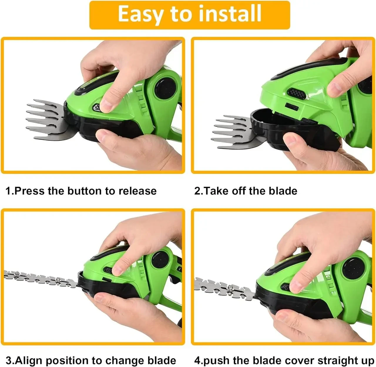 Ножиці-кущоріз акумуляторний Garden cutter EVCITN – фото 7