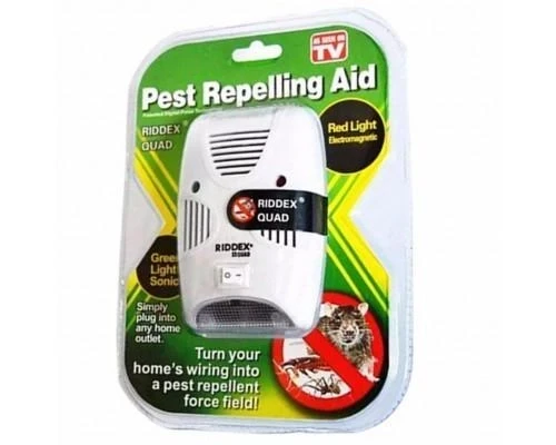 Ультразвуковий, електромагнітний відлякувач гризунів і комах Pest Repelling Aid – фото 5