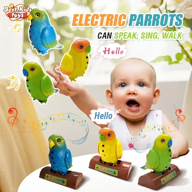 Іграшка-повторюшка папуг Funny Parrot TT8005 Синій – фото 4