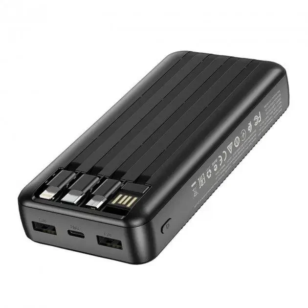 УМБ Power Bank Borofone Mobile BJ20A 20000mah чорний – фото 3