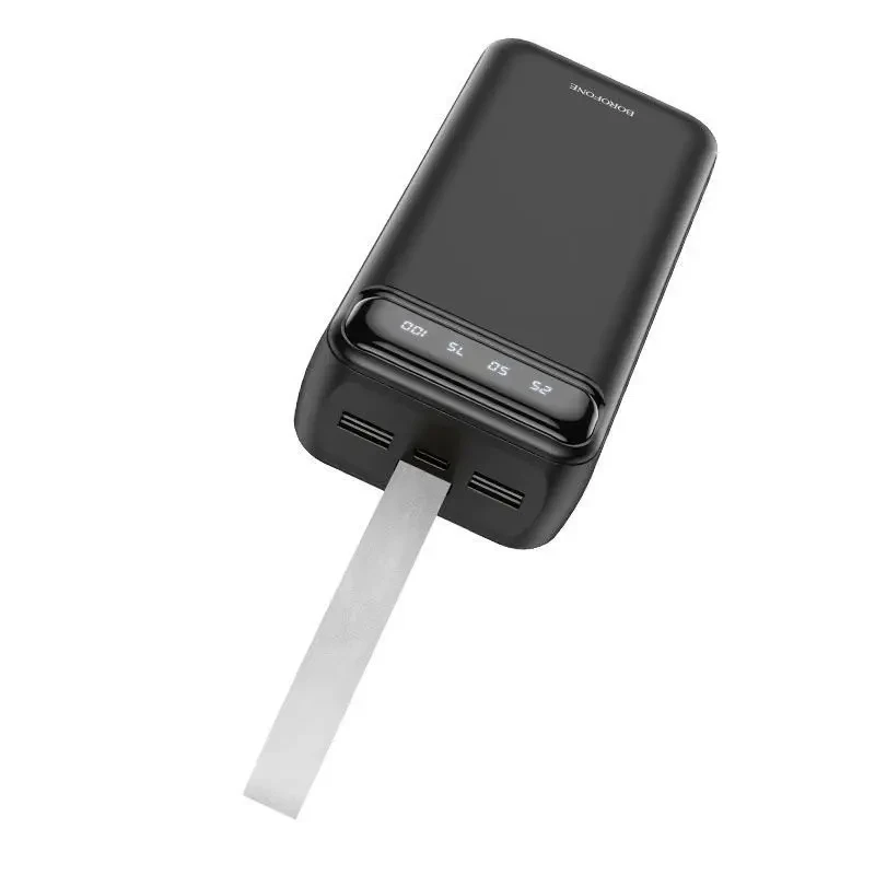 Повербанк BOROFONE J14B-30000 мА·год Power Bank з цифровим дисплеєм, ліхтариком, 2xUSB/type-c/micro usb NXS – фото 2