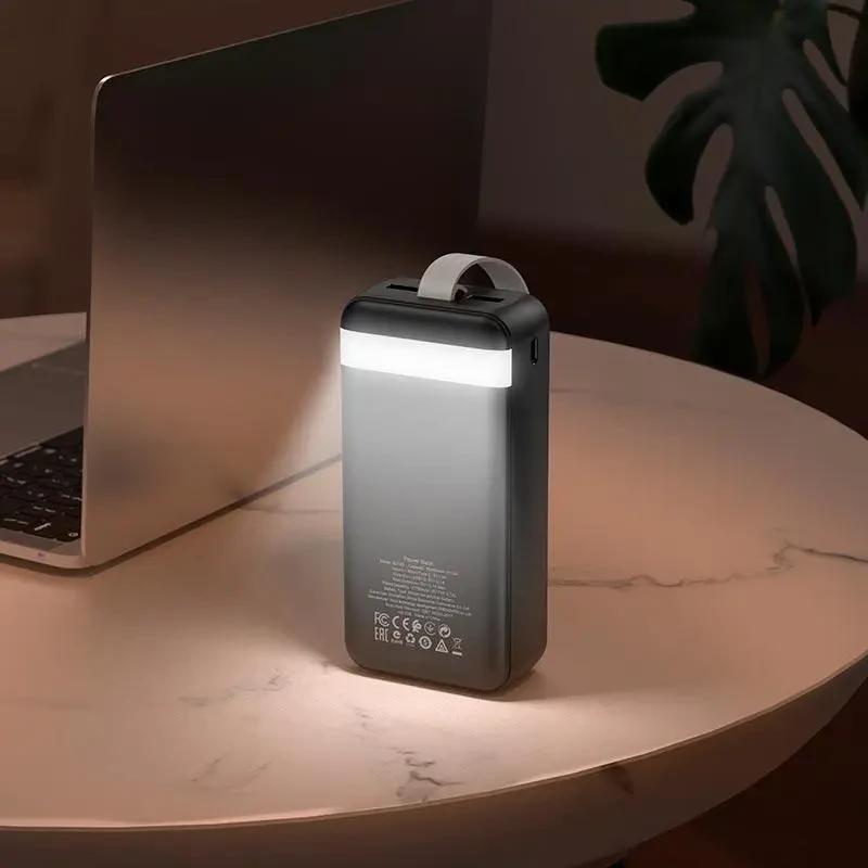 Повербанк BOROFONE J14B-30000 мА·год Power Bank з цифровим дисплеєм, ліхтариком, 2xUSB/type-c/micro usb NXS – фото 5