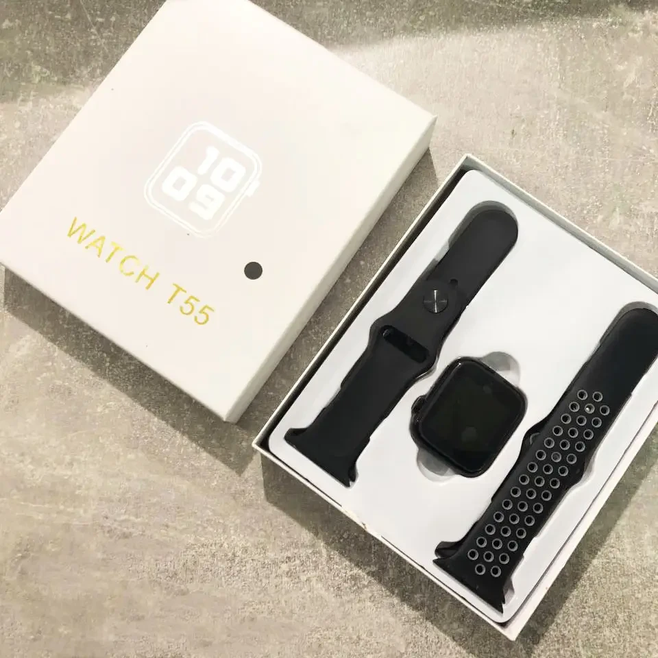 Розумний смарт-годинник Smart Watch T55 з 2 ремінцями, підтримка дзвінків, спортивні режими, вологозахист ip 67 NBM – фото 7