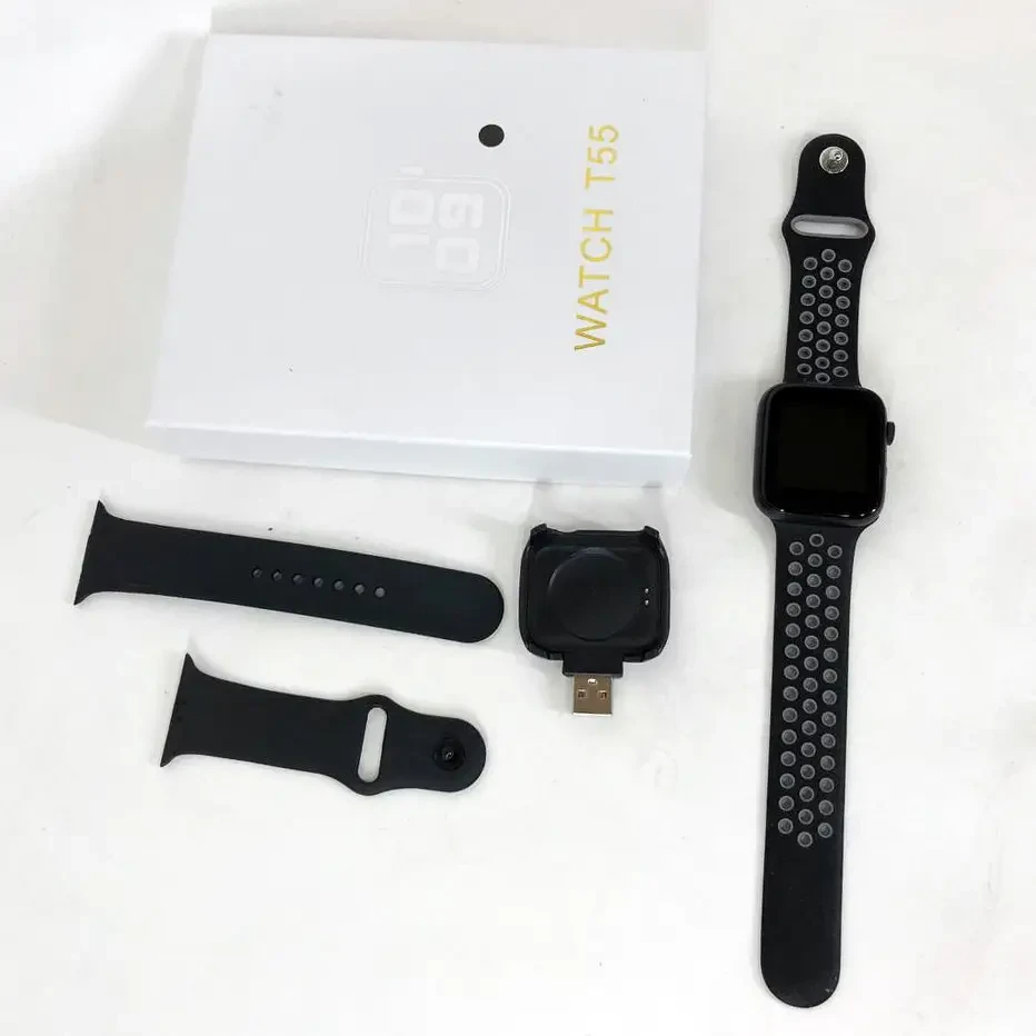 Розумний смарт-годинник Smart Watch T55 з 2 ремінцями, підтримка дзвінків, спортивні режими, вологозахист ip 67 NBM – фото 9