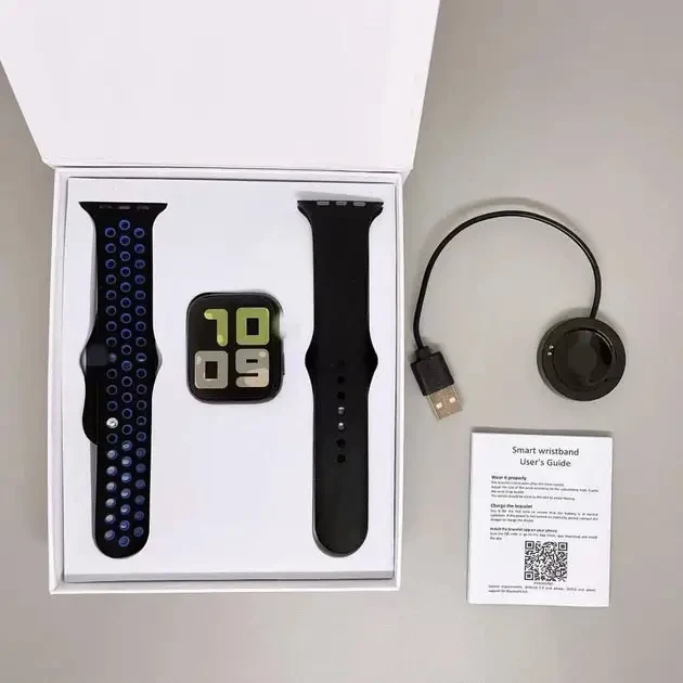Розумний смарт-годинник Smart Watch T55 з 2 ремінцями, підтримка дзвінків, спортивні режими, вологозахист ip 67 NBM – фото 4