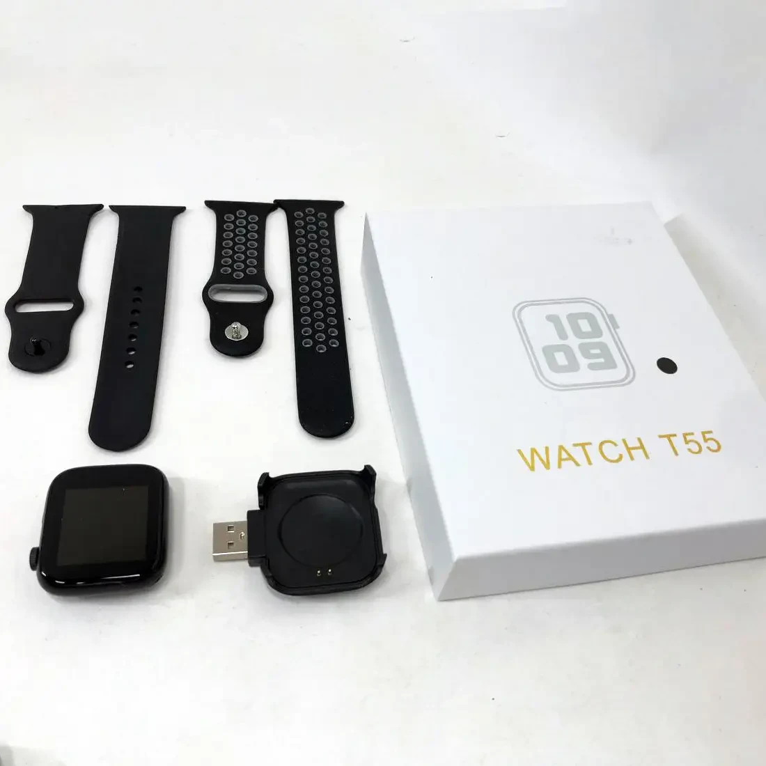 Розумний смарт-годинник Smart Watch T55 з 2 ремінцями, підтримка дзвінків, спортивні режими, вологозахист ip 67 NBM – фото 5