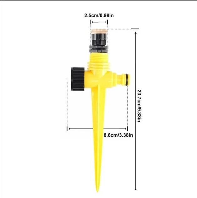 Садовий спринклер з обертанням на 360 Система поливання AND676 – фото 3