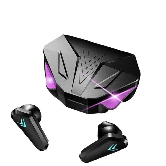 Ігрові геймерські бездротові навушники Bluetooth TWS X15 стереогарнітура з мікрофоном зарядним кейсом – фото 7