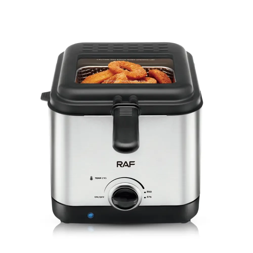 Електрична фритюрниця на 2.5 л для смаження без олії 1000 Вт Deep Fryer RAF R.5300 Повітряна фритюрниця – фото 1