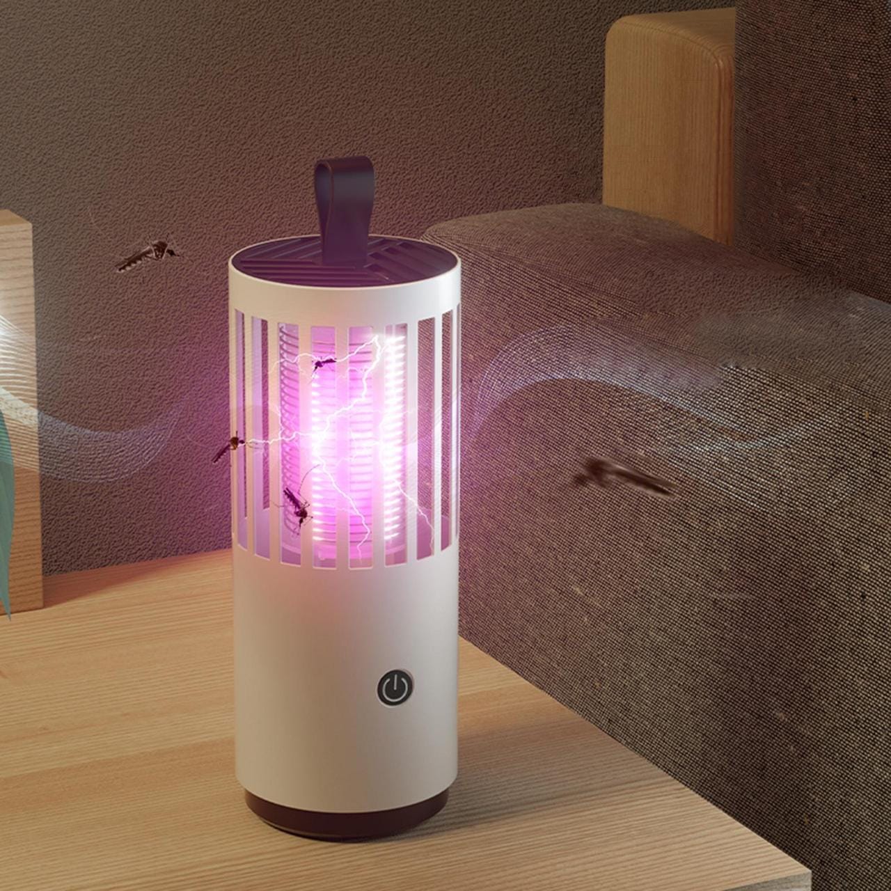 Лампа-ловушка для комарів Побутова із заряджанням від Usb 1001 MOSQUITO LAMP, портативна – фото 2
