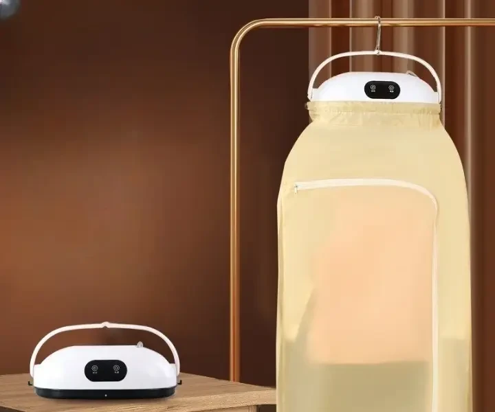 Автоматична сушарка для одягу з чохлом HB-006 Вертикальна електросушарка для білизни з таймером – фото 1