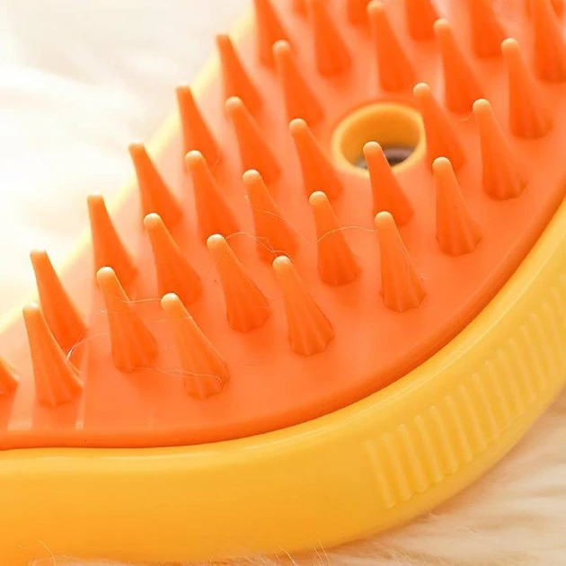 Парова масажна щітка 3 в 1 для собак і котів, для догляду за шерстю + USB зі зволоженням SBC-1 – фото 6