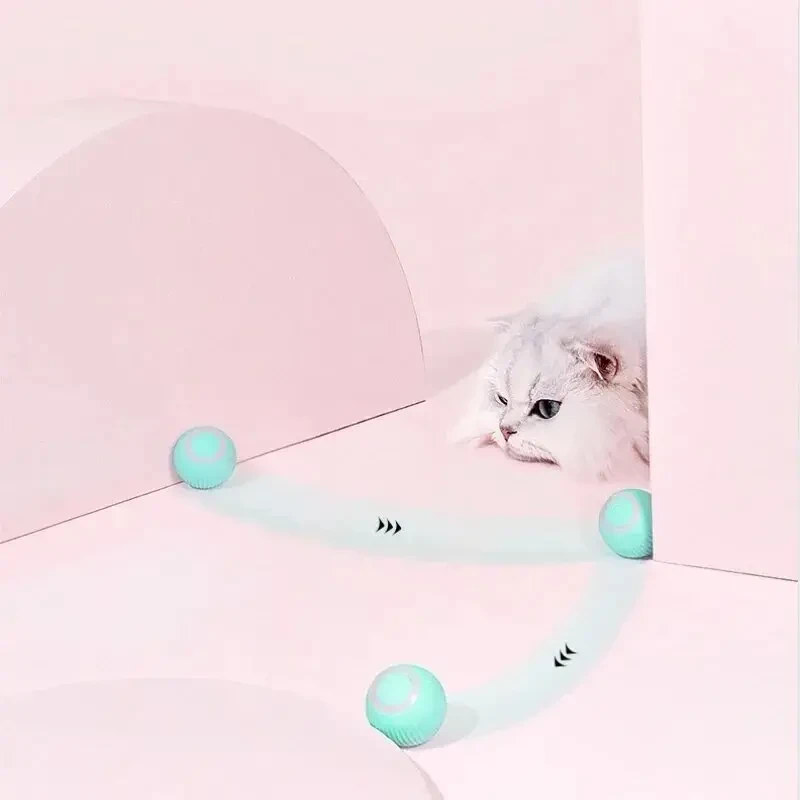 Іграшка для кішок Stress Cat/ Кулька із силовою гравітацією, який сам катається для котів і кошенят LY-599 – фото 2