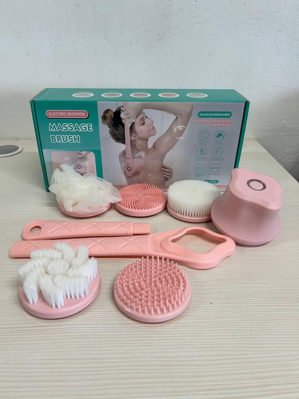 Електрична масажна щітка для тіла Cleaning brush N707 – фото 2