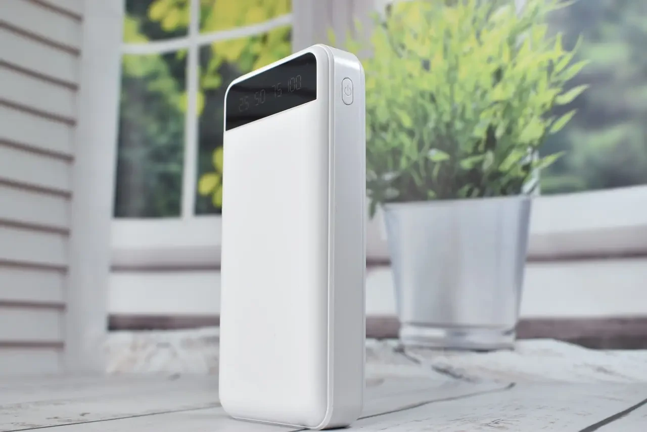 Power Bank Smart Intelligent Fast Charging KJ-P16 зарядний пристрій 50000mAh Білий – фото 4