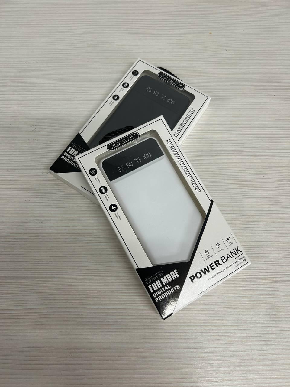 Power Bank Smart Intelligent Fast Charging KJ-P16 зарядний пристрій 50000mAh Білий – фото 6