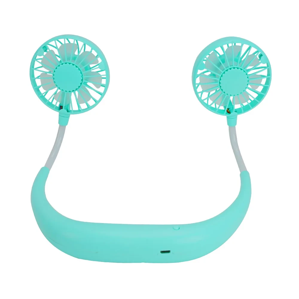 Вентилятор на шию портативний з акумулятором Neck Fan Sport Fan31 – фото 3
