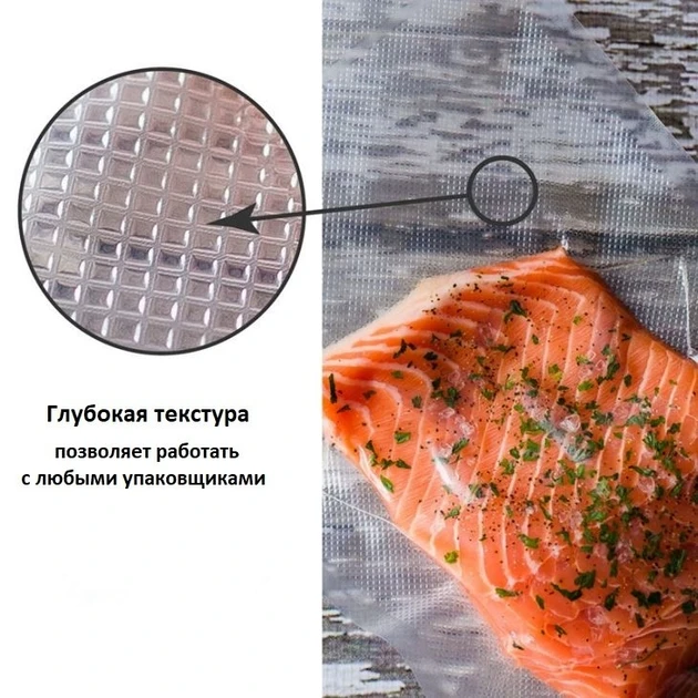 Вакуумні пакети гофровані в рулоні Besser Vacuum 25×500 см. – фото 3