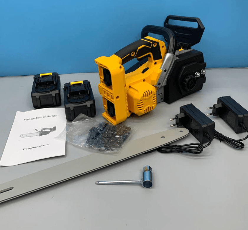 Ланцюгова акумуляторна пила з двома акумуляторами DW 216 1600 Вт 21V Li-Ion – фото 1